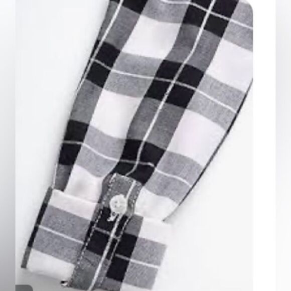 🛍️Real Love Girls Plaid Button Down long sleeve flannel shirt Size:10/12 &14/16 - Picture 4 of 10